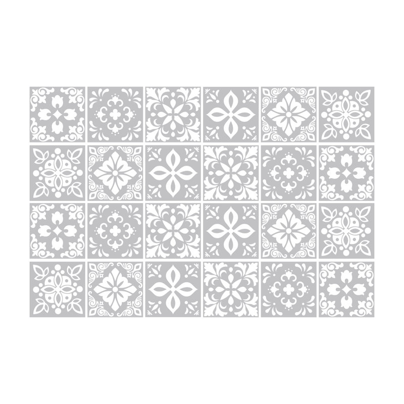 World Menagerie 15 cm x 15 cm PVC-Mosaikfliese Collinward & Bewertungen